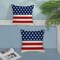 18x18 Set of 2 Throw Pillow Covers for 4th of July Decorations